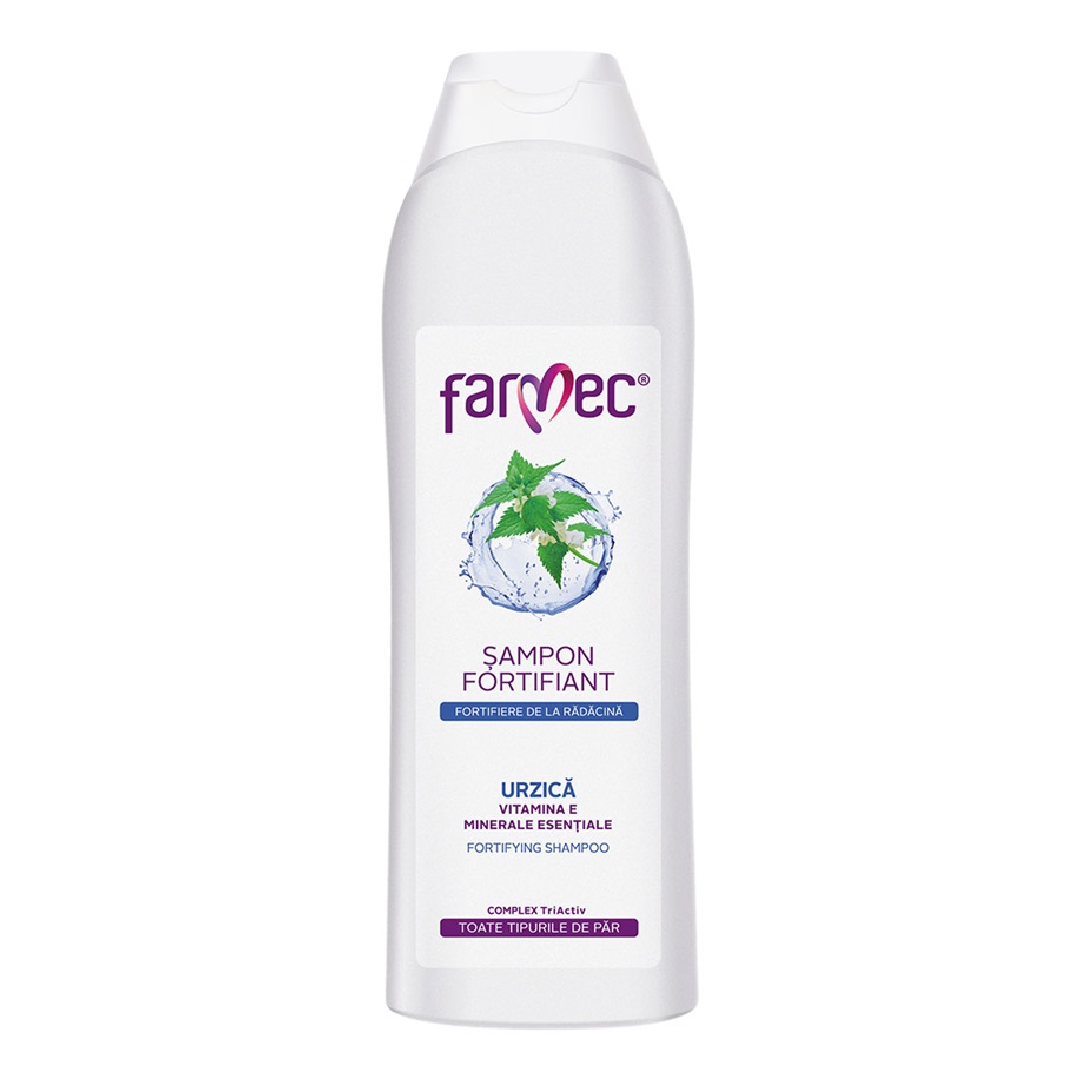 Farmec Sampon Fortifiant cu Urzica si Vitamina E, 400ml