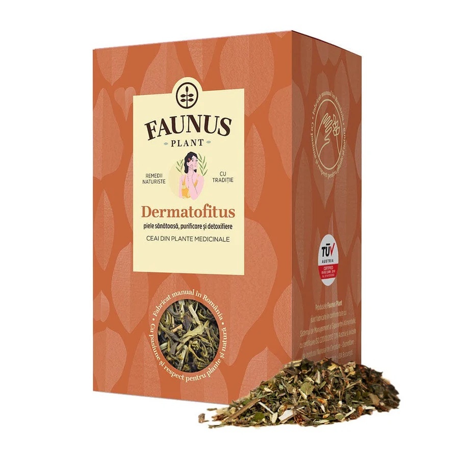 Faunus Ceai Dermatofitus- Piele Sanatoasa, 90g