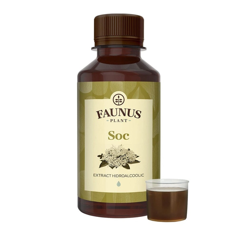 Faunus Tinctura de Soc, 200 ml – pentru detoxifiere si sanatatea cailor respiratorii