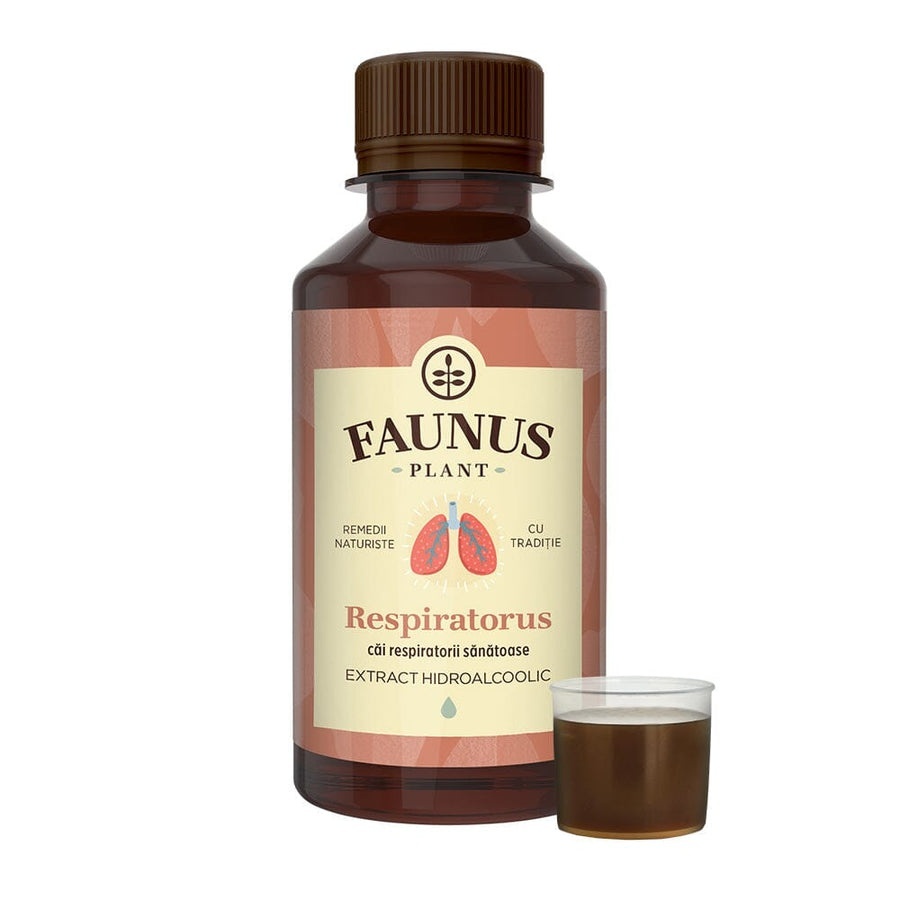 Faunus Tinctura Respiratorus, 200 ml – pentru tuse, raceli si sanatatea aparatului respirator