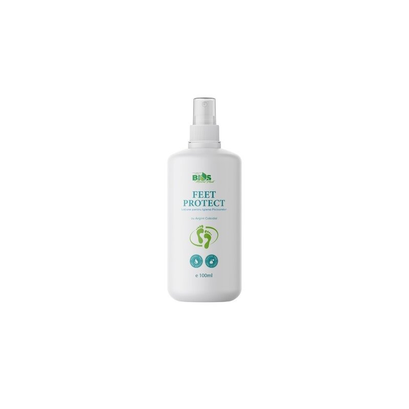 FEET PROTECT - Lotiune pentru Igiena Picioarelor, 100 ml, Bios Mineral Plant