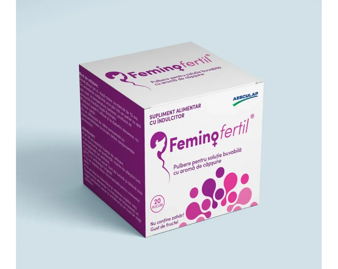 Feminofertil, 20 plicuri – Aesculap