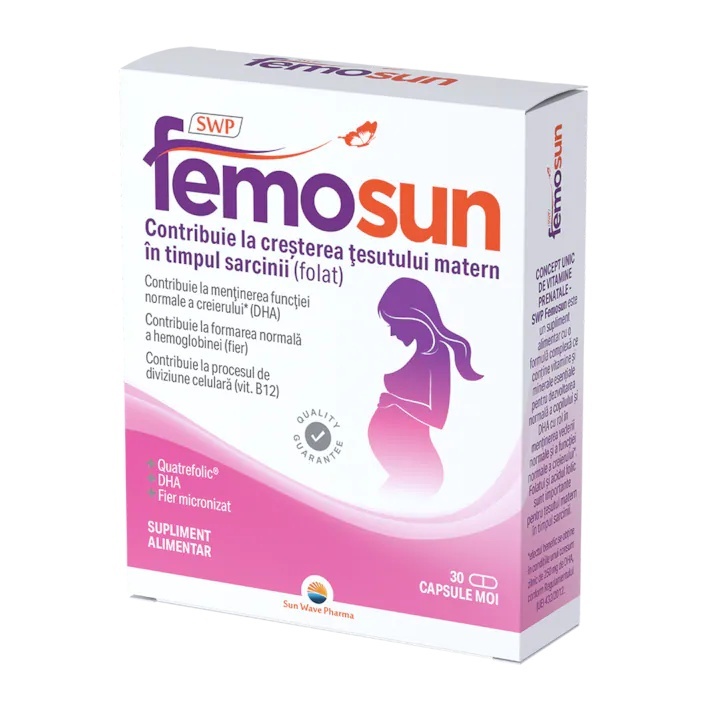 Femosun, 30 capsule moi, Sun Wave
