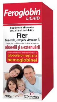 Feroglobin B12 sirop, 200ml, Vitabiotics