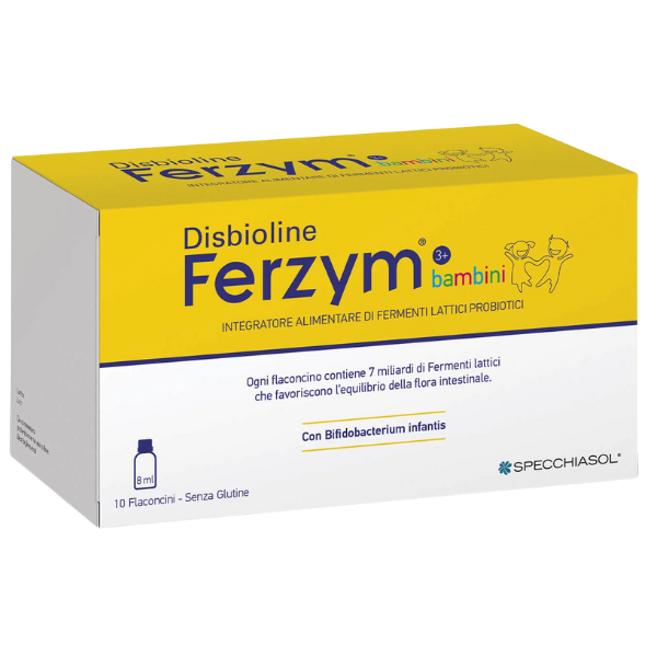 Ferzym pentru copii, Specchiasol | 10 flacoane x 8 ml