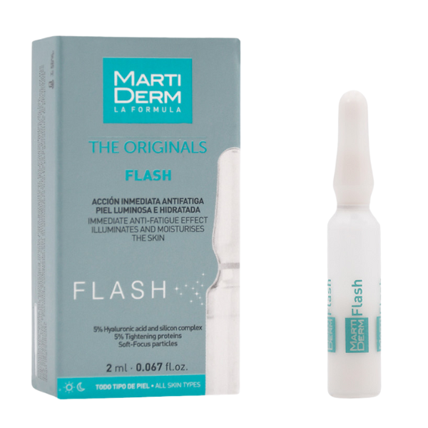 Fiola revitalizanta cu acid hialuronic Flash, The Originals, Martiderm | 1 fiola