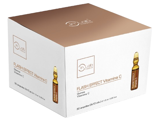 Fiole cu vitamina C Flash Effect, 30 x 1.5ml, InLab Medical