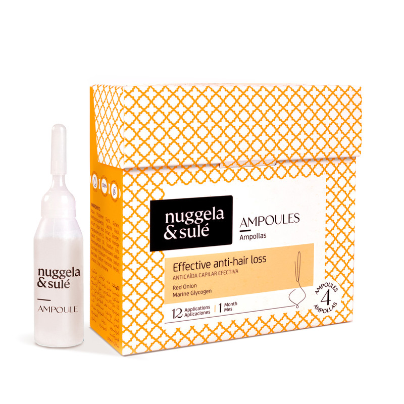 Fiole impotriva caderii parului 4 x 10ml, Nuggela & Sule