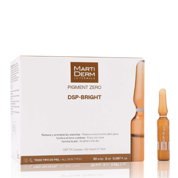 Fiole impotriva petelor pigmentare cu vitamina C DSP Bright,Pigment Zero DSP, Martiderm | 30 fiole