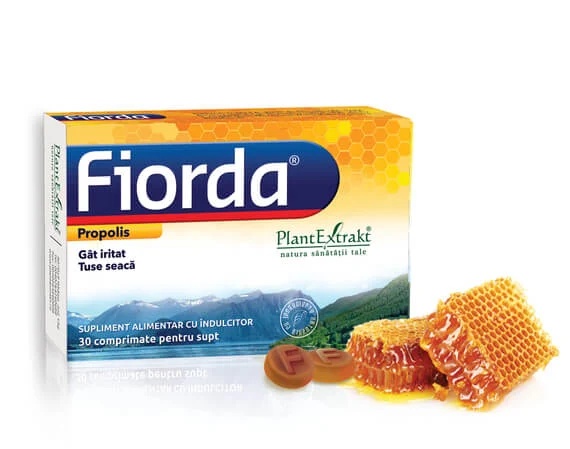 FIORDA Propolis, 30 comprimate de supt, Plantextract