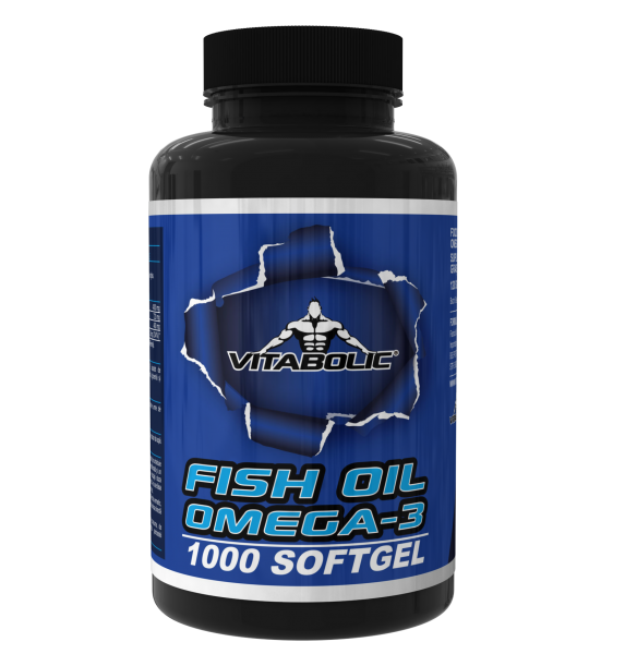 Fish Oil Omega 3 1000mg Softgel, 120 capsule, Vitabolic