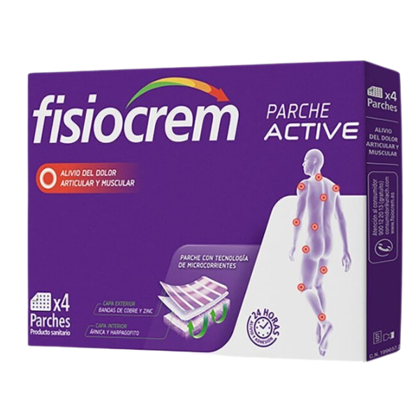 Fisiocrem Active Patch, Uriach | 4 plasturi