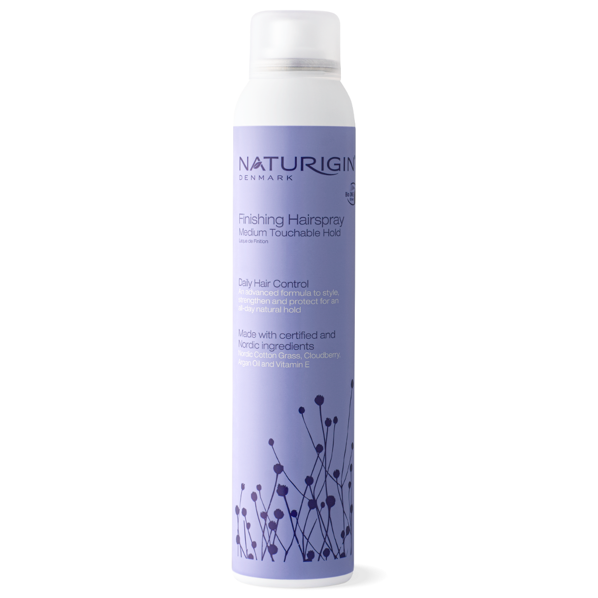 Fixativ cu sustinere flexibila si aspect natural pentru uz zilnic Finishing Hairspray, 200ml, Naturigin