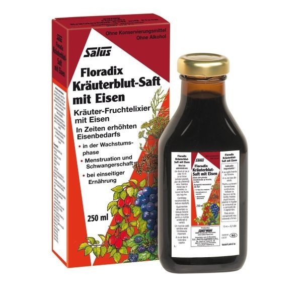 Floradix Elixir bio cu fier 250ml SALUS HAUS - poza 2