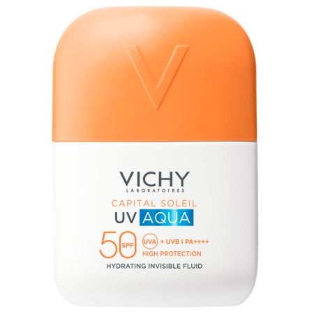 Fluid Hidratant Invizibil cu Protectie Solara SPF 50 Capital Soleil UV Aqua, 50 ml – Vichy