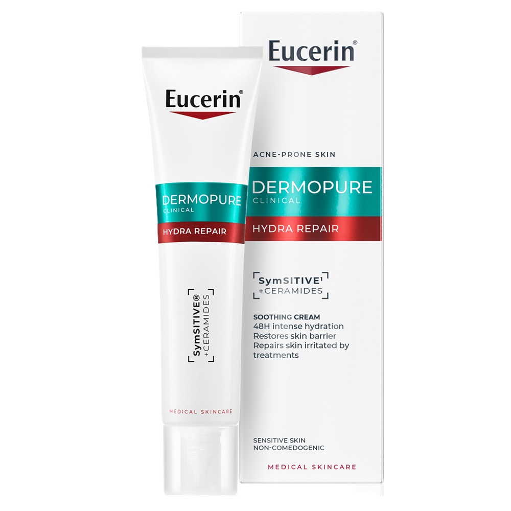 Fluid hidratant pentru față DermoPure, 40 ml, Eucerin