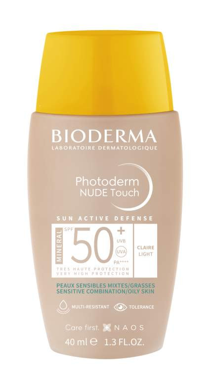 Fluid Nude Touch deschis cu SPF50+ Photoderm, 40ml, Bioderma