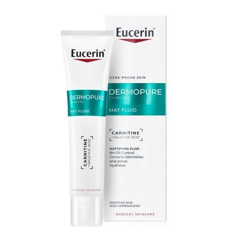Fluid pentru față cu efect matifiant DermoPure, 40 ml, Eucerin
