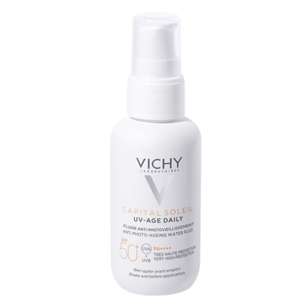 Fluid protectie zilnica SPF50 anti-imbatranire UV-AGE DAILY ,Capital Soleil, Vichy | 40 ml