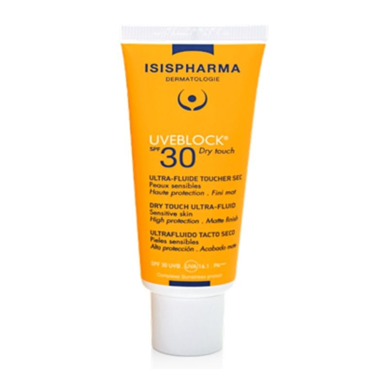 Fluid protector cu efect matifiant Dry Touch SPF30 UVEBLOCK, 40ml, IsisPharma