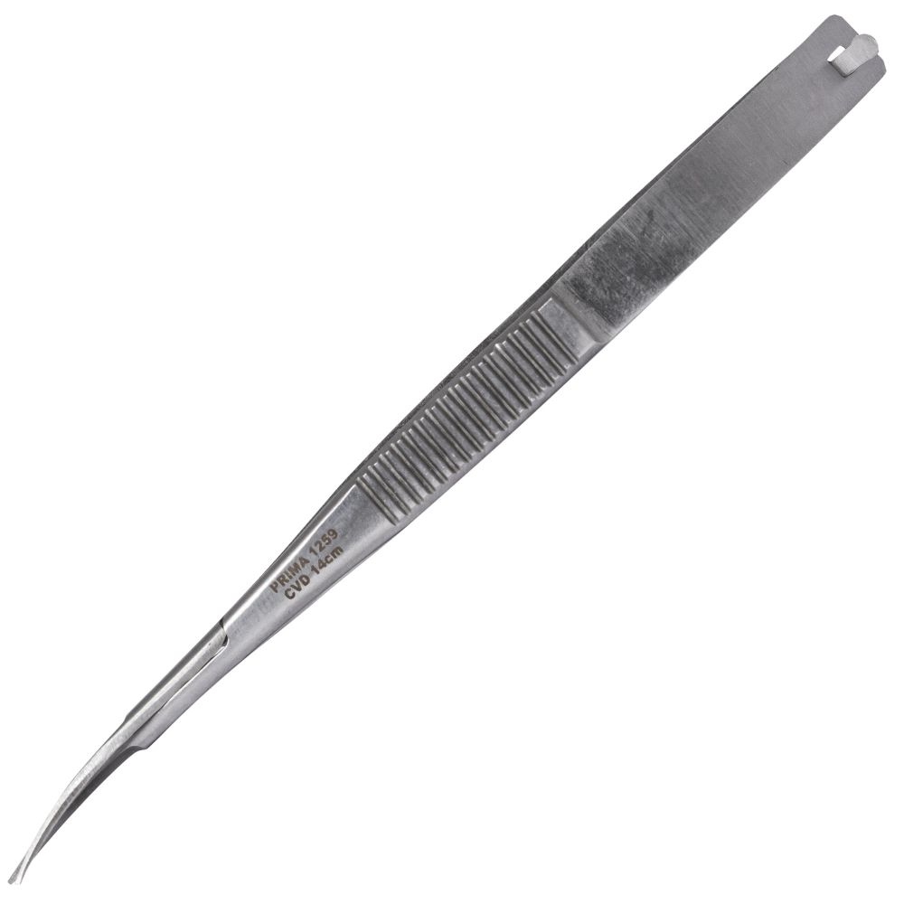 Foarfeca Castroviejo inox, dreapta/curba, 14cm, PRIMA