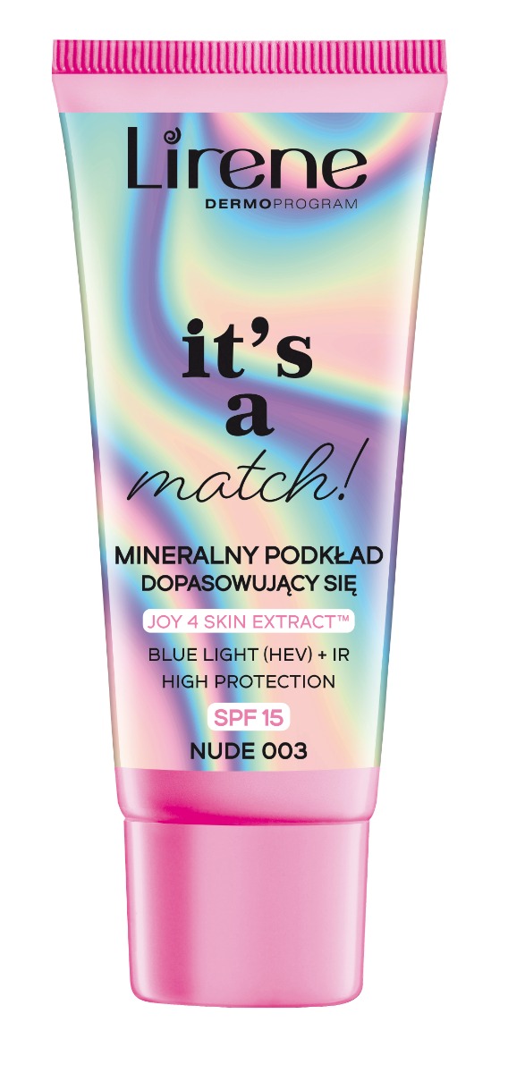 Fond de ten adaptabil nuantei tenului 03 SPF15 IR It's A Match, 30ml, Lirene