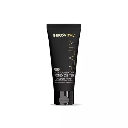 Fond de ten cu Acid Hialuronic, nuanta Golden Honey, 30ml, Gerovital