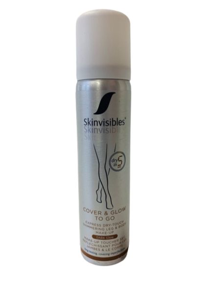 Fond de ten spray pentru brate si picioare Cover & Glow To Go Dark, 75ml, Skinvisibles