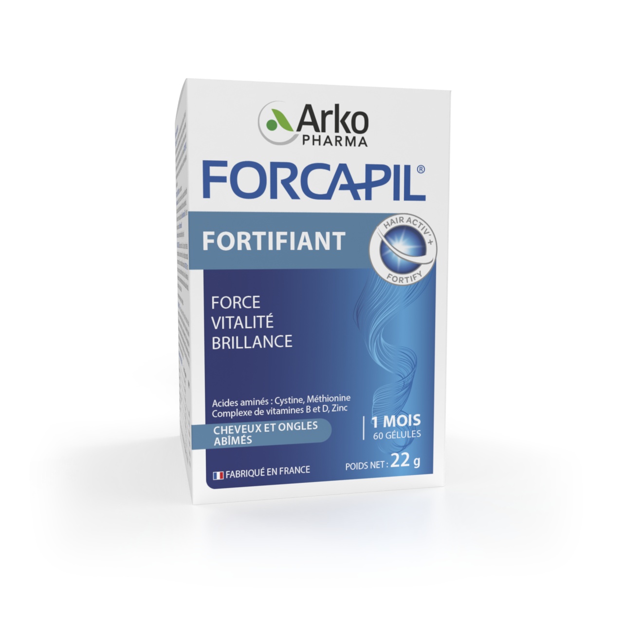 Forcapil Fortifiant Păr și Unghii, 60 capsule, Arkopharma