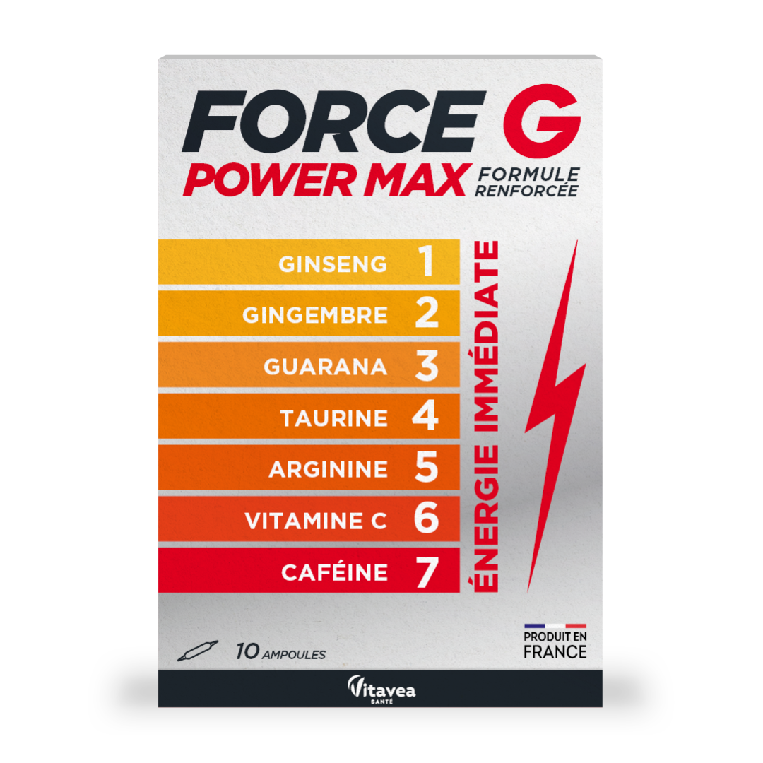 Force G Power Max, 10 fiole buvabile, Vitavea