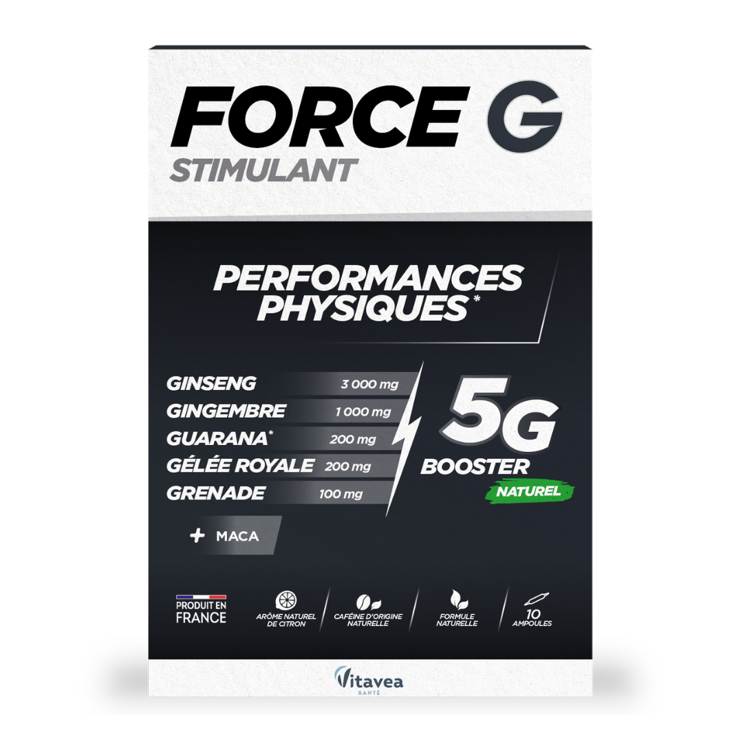 Force G Stimulant, 10 fiole buvabile, Vitavea