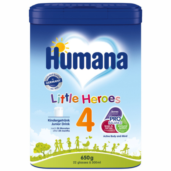 Formula de lapte praf pentru copii 4 Little Heroes ProBalance, 24+ luni, Humana | 650 g