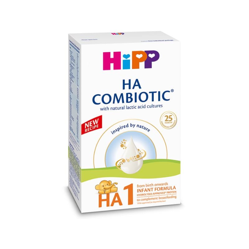 Formula lapte praf de inceput HA1 Combiotic, +0 luni, 350g, Hipp