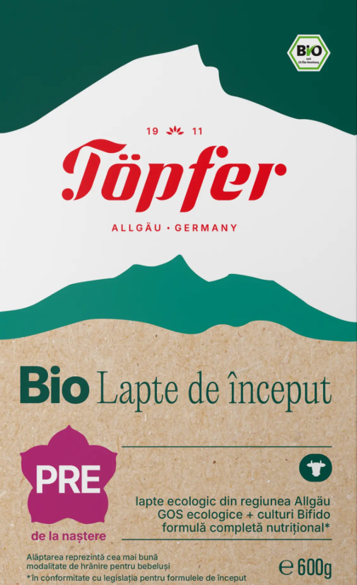 Formula lapte praf Lactana Pre Bio +0 luni, 600g, Topfer
