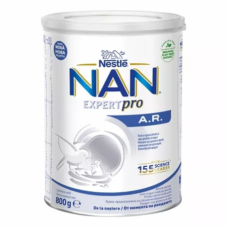 Formula speciala de lapte praf Nan AR Expert Pro, +0 luni, 800g, Nestle