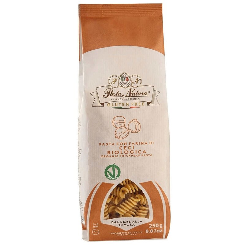 Fusilli din naut bio 250g Pasta Natura