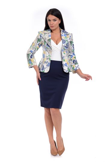 Fusta dama conica DV20F11BM bleumarin, Dress to Impress | marimea 38