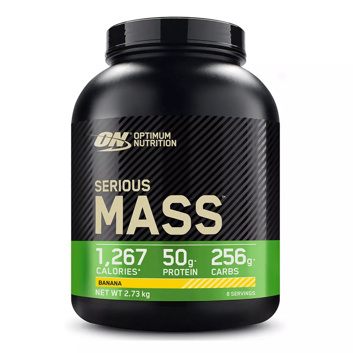 Gainer pudra proteica proteine din zer 100% Serious Mass Banane, 2.73kg, Optimum Nutrition