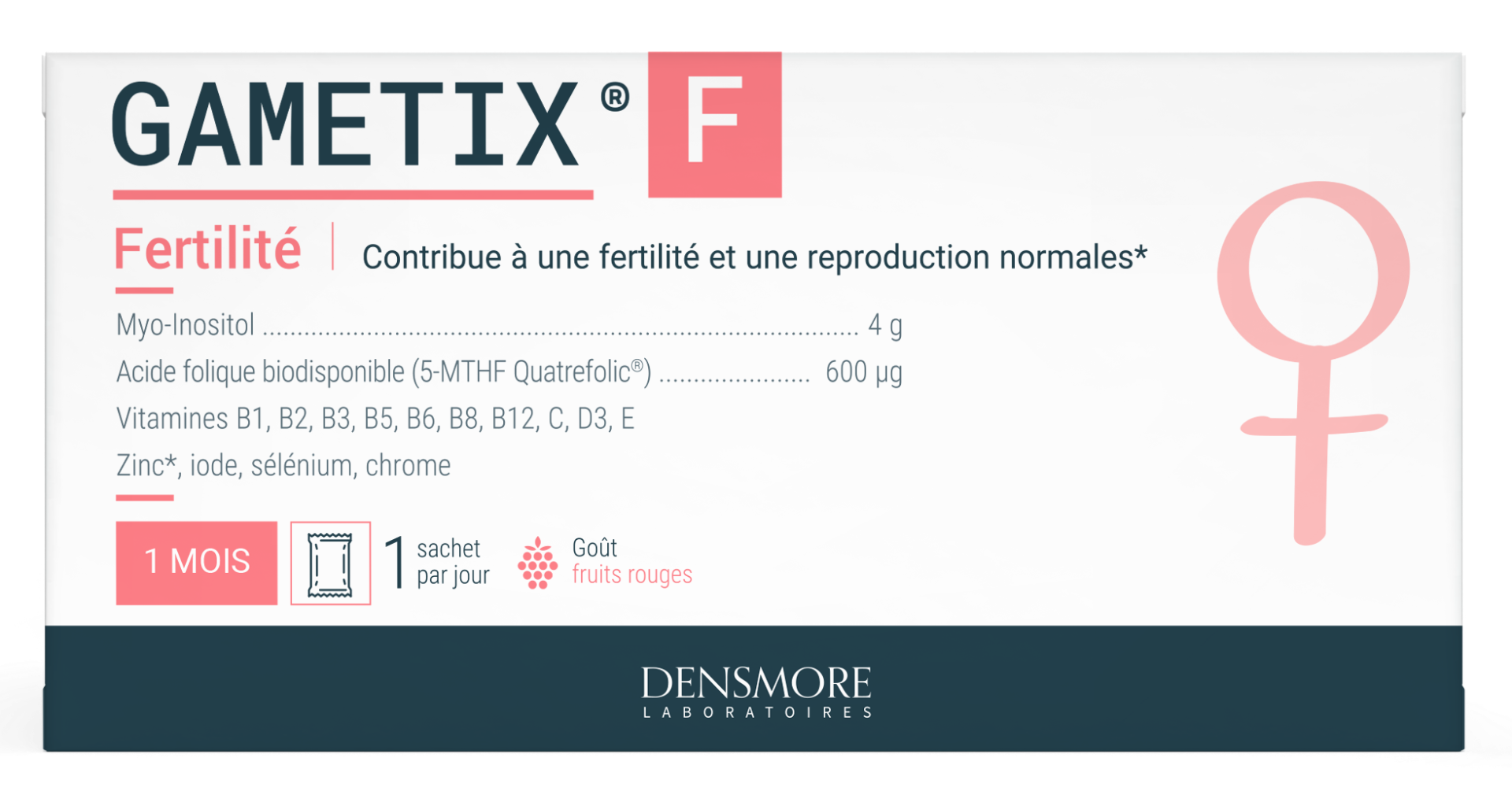 Gametix F, 30 plicuri, Densmore Laboratoires