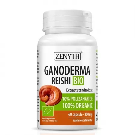 Ganoderma Reishi Bio, 300mg, 60 capsule, Zenyth