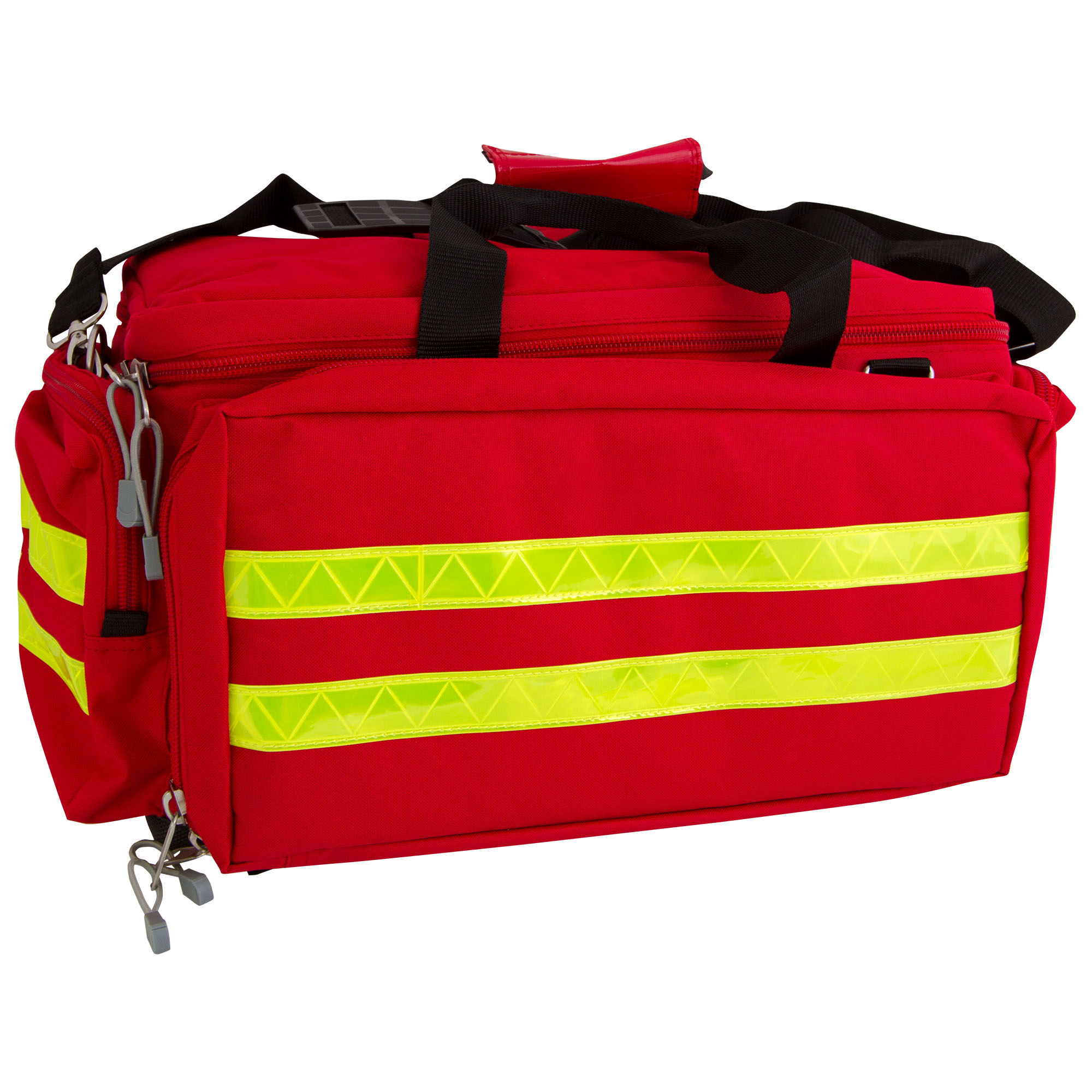 Geanta medicala de prim ajutor profesionala, 55x35x32 cm, rosie, impermeabila