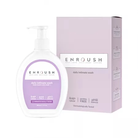 Gel antibacterian pentru igiena intima, 200ml, Enroush