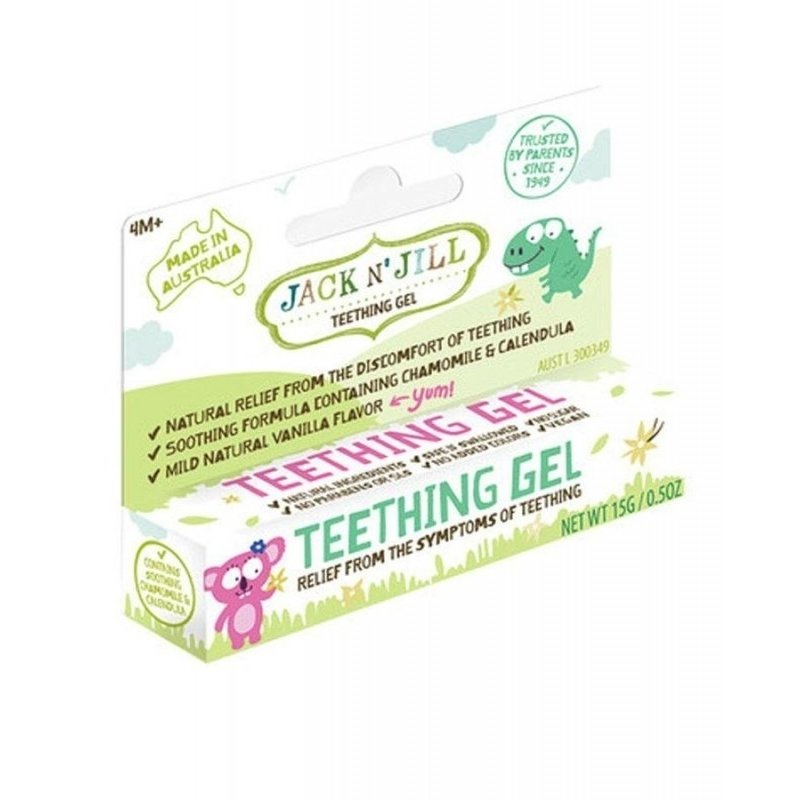 Gel calmant natural pentru eruptii dentare bebelusi, 15g - Jack N Jill
