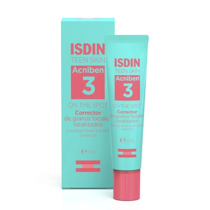 Gel corector facial local Acniben, 15ml, ISDIN