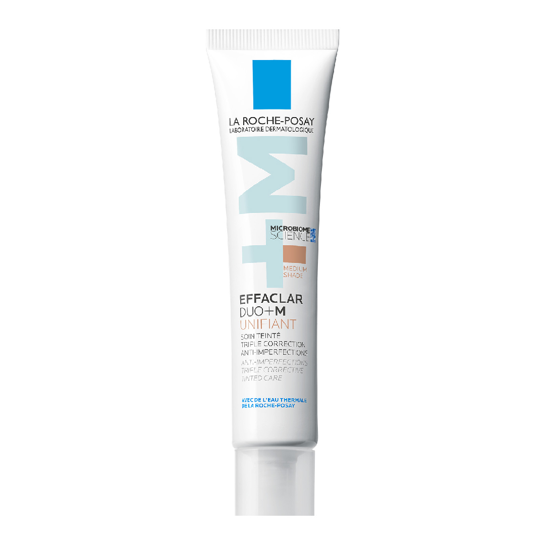 Gel crema anti-imperfectiuni cu pigment de culoare Effaclar Duo+M, nuanta Medium, 40 ml, La Roche-Posa