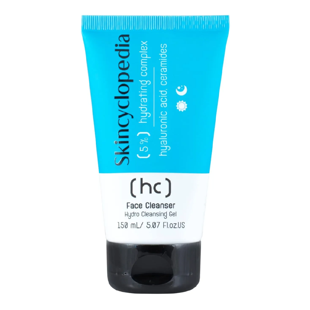 Gel curatare fata 5% complex hidratant, 150 ml, Skincyclopedia
