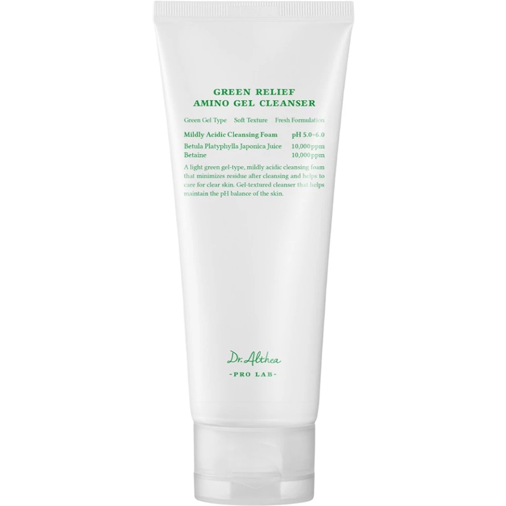 Gel de curatare delicat cu aminoacizi Green Relief Amino Gel Cleanser, 100ml, Dr. Althea