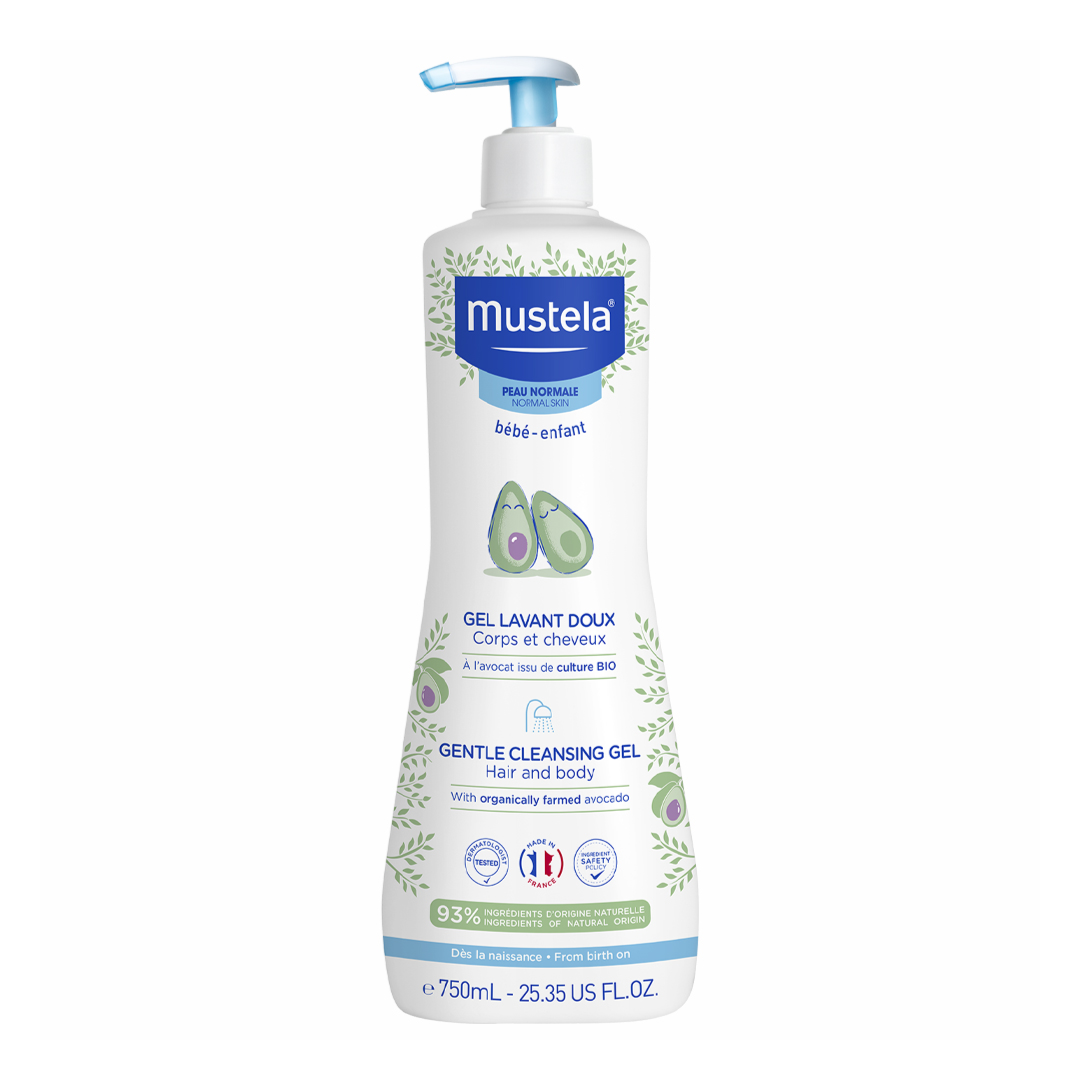 Gel de curatare par si corp, 750 ml, Mustela