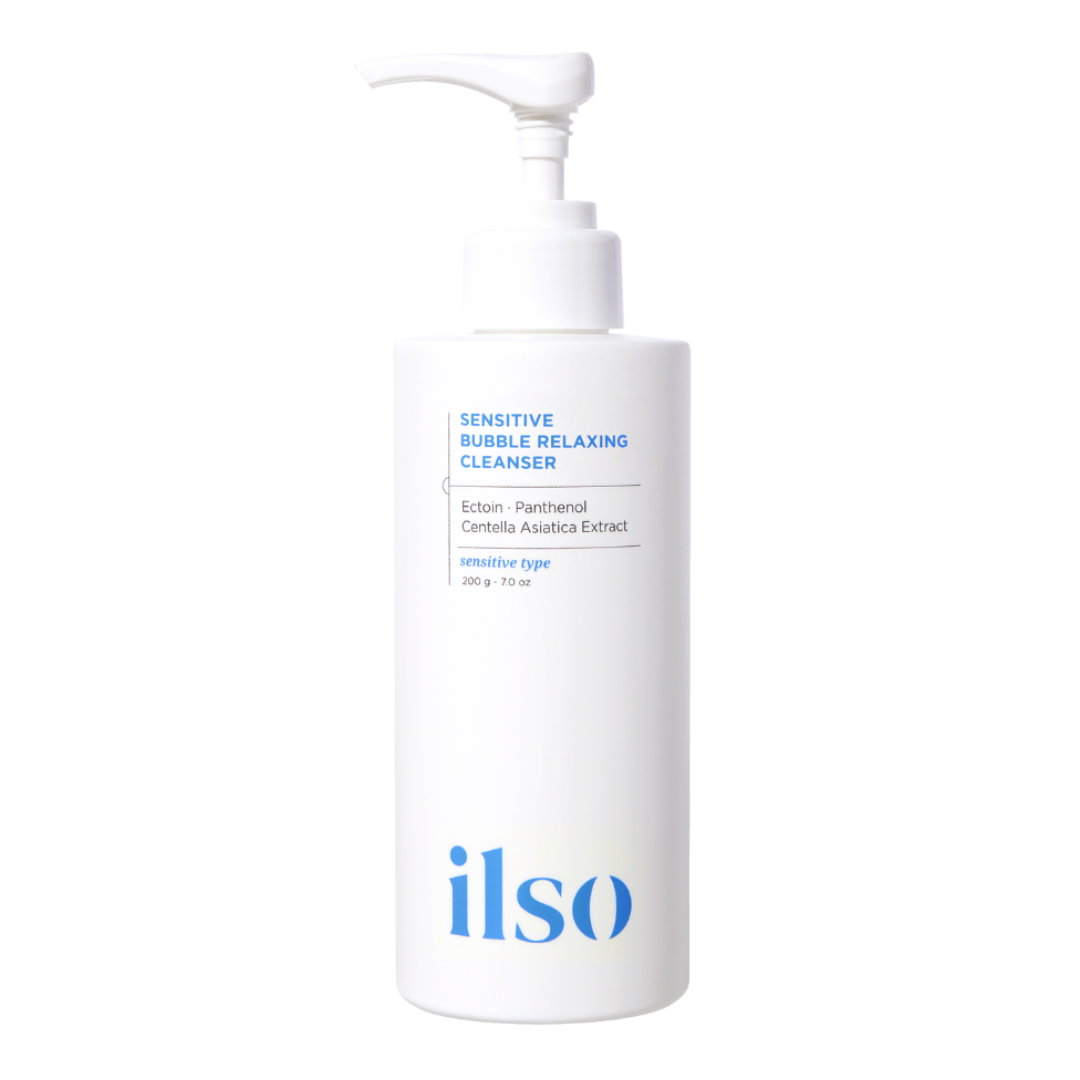 Gel de curatare pentru fata Sensitive Bubble Relaxing Cleanser, 200ml, Ilso