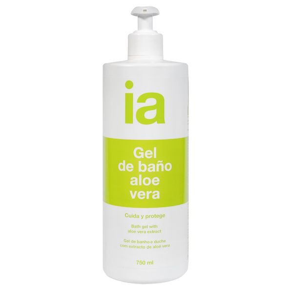 Gel de dus aloe vera cu dispenser, Interapothek | 750 ml